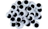 Wiggle Googly Eyes, Self Adhesive, Medium Size 20 Pieces